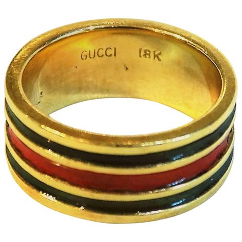 gucci ring gold red and green|gucci outlet rings.